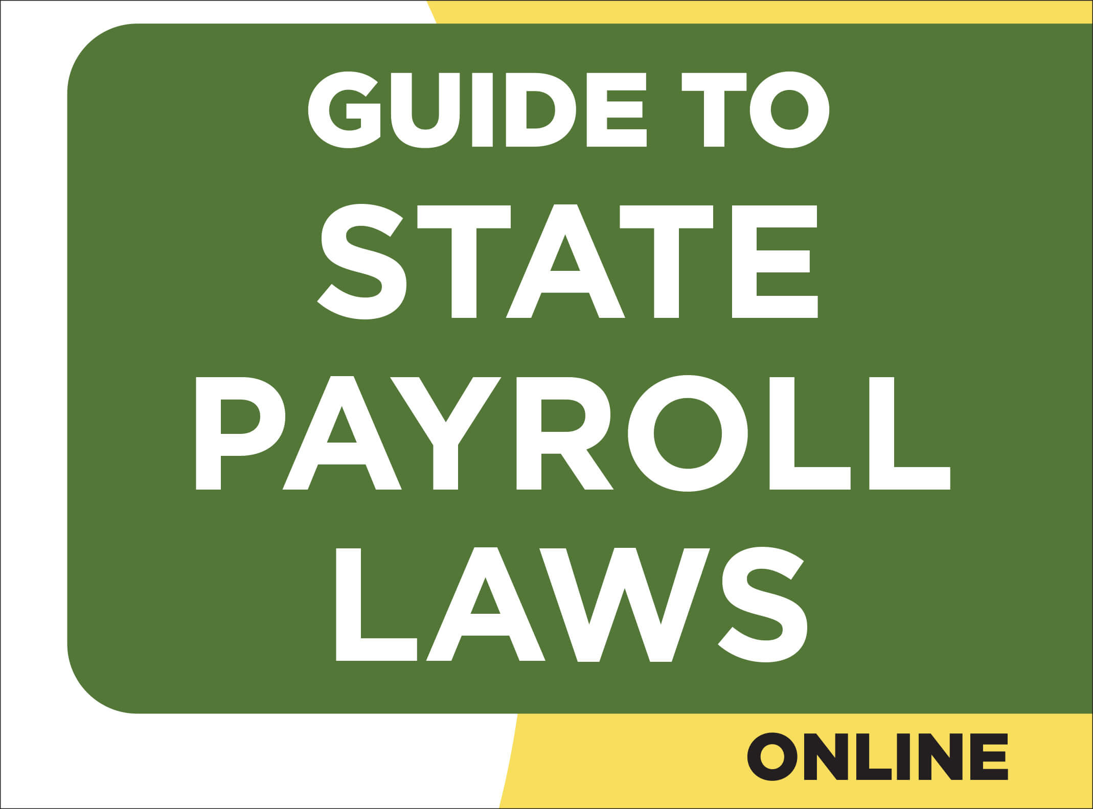 Cover to Guide to State Payroll Laws