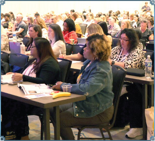 Congress attendees at a workshop
