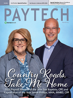 Cover of August/September 2026 PAYTECH