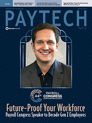 Cover of March 2026 PAYTECH