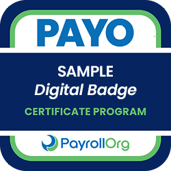 PAYO Digital Badge